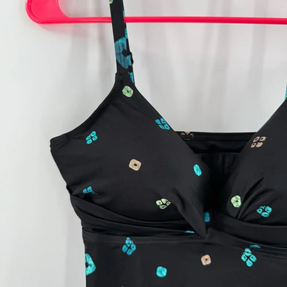 CONTOURS BY COCO REEF Tankini Top Size 8/32D NWT Black Underwire Shapemaker - Picture 13 of 16